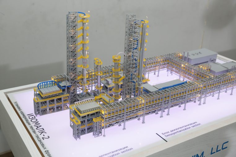 Интерактивный макет Нефтехим Перерабатывающего предприятия